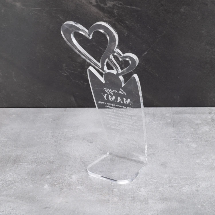 TROPHÄE HERZ - Geschenk für Mama - Modell MTA5