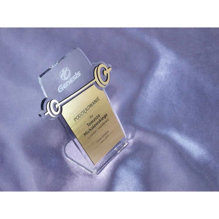 Akryl Sport Trophäe - Modell DTA16 - Höhe 15 cm
