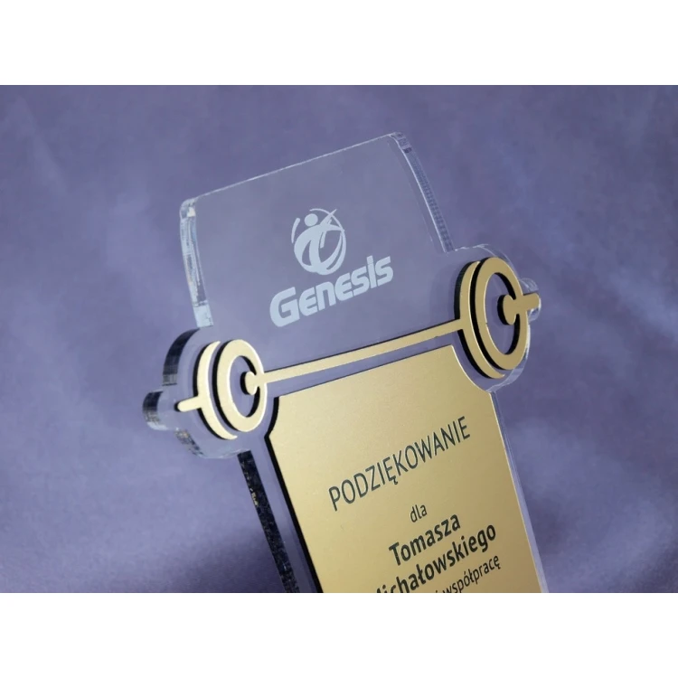 Akryl Sport Trophäe - Modell DTA16 - Höhe 15 cm