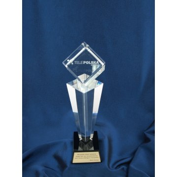Glastrophäe im Etui - CEZAR