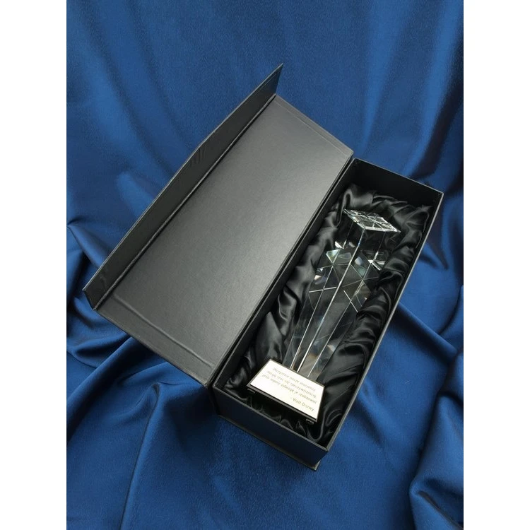 Glastrophäe im Etui - CEZAR