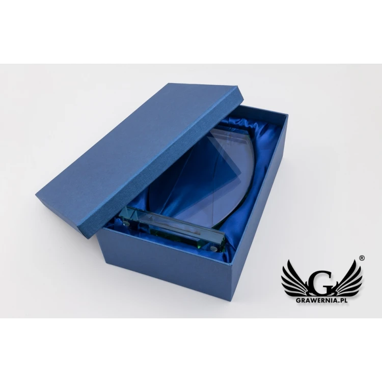 Glastrophäe in Etui - Oviedo - TSZ103