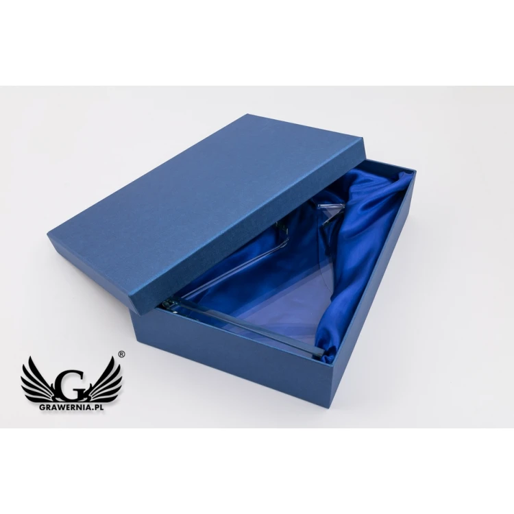 Glastrophäe in Etui - Star 2 - TSZ104