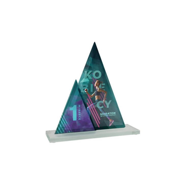 Glastrophäe mit UV-Druck - Pascal - TSZ083