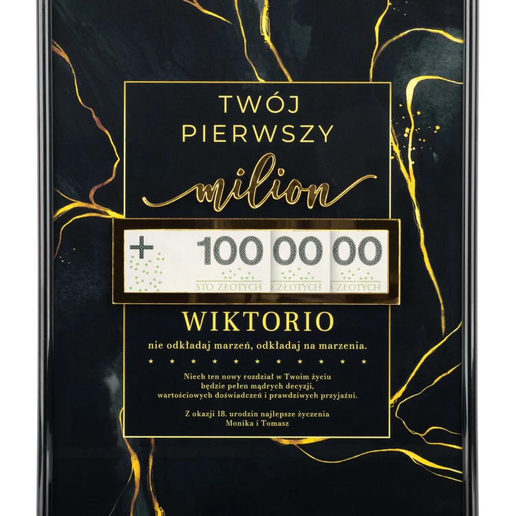 Deine erste Million - das perfekte Geschenk zum 18. Geburtstag - Format 160x220mm - DS043
