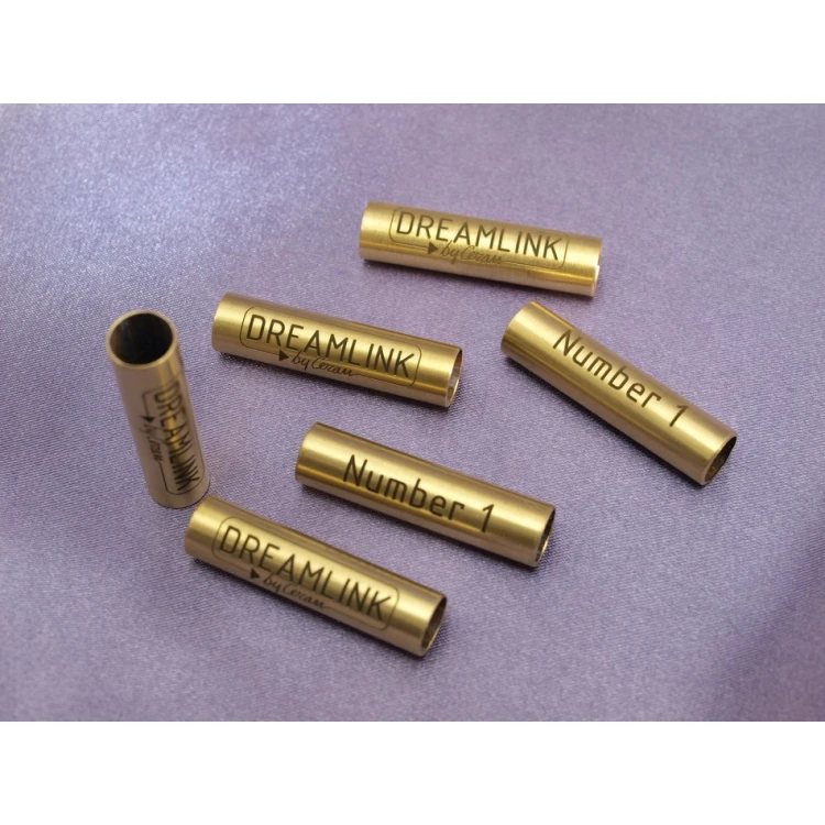 Dienstleistung für die Gravur von Metallelementen - Vorbereitung zur Produktion - Elemente aus Messing und Aluminium - PDP003