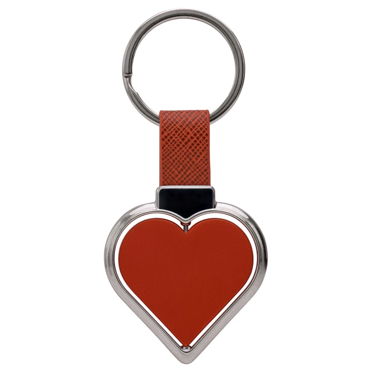 Schlüsselanhänger in Herzform - Geschenk zum Valentinstag - Größe 46x72 mm - BRL038