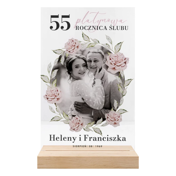 Acryl-Statuette - FOR AN ANNIVERSARY - Höhe 26 cm - DTA204