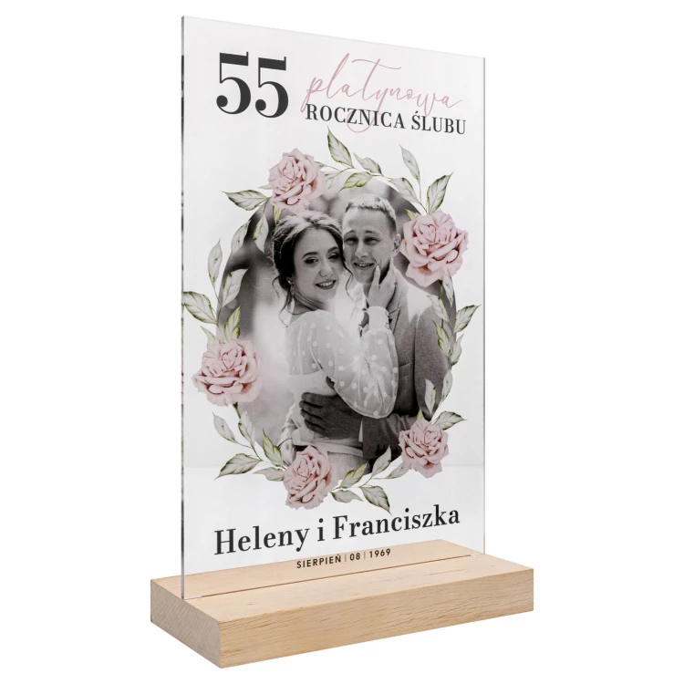 Acryl-Statuette - FOR AN ANNIVERSARY - Höhe 26 cm - DTA204