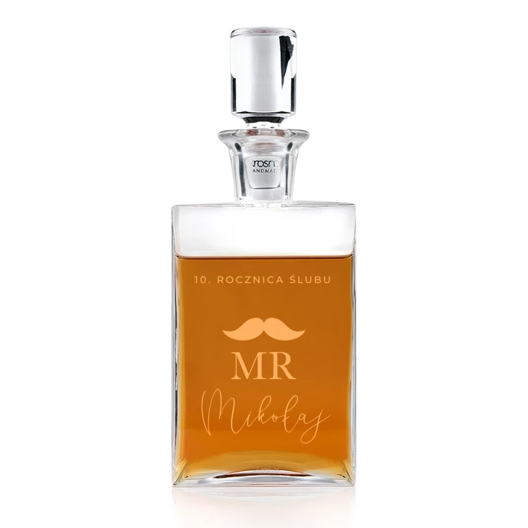Karaffe mit Gravur für Whisky oder Liköre - CAMEL - ideales Geschenk für verschiedene Anlässe - KAR057