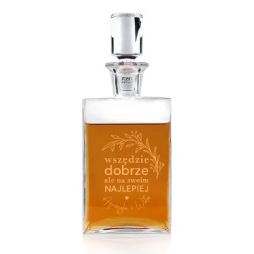 Karaffe mit Gravur für Whisky oder Liköre - CAMEL - ideales Geschenk für verschiedene Anlässe - KAR060