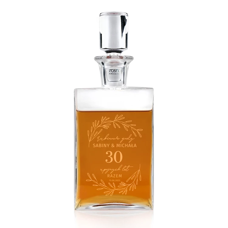 Karaffe mit Gravur für Whisky oder Liköre - CAMEL - ideales Geschenk für verschiedene Anlässe - KAR062