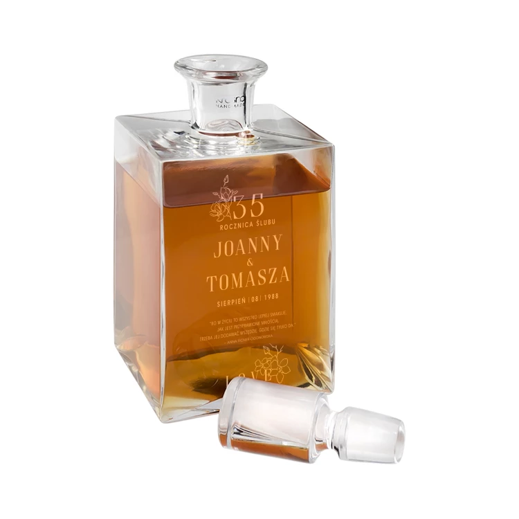 Karaffe mit Gravur für Whisky oder Liköre - CAMEL - ideales Geschenk für verschiedene Anlässe - KAR055