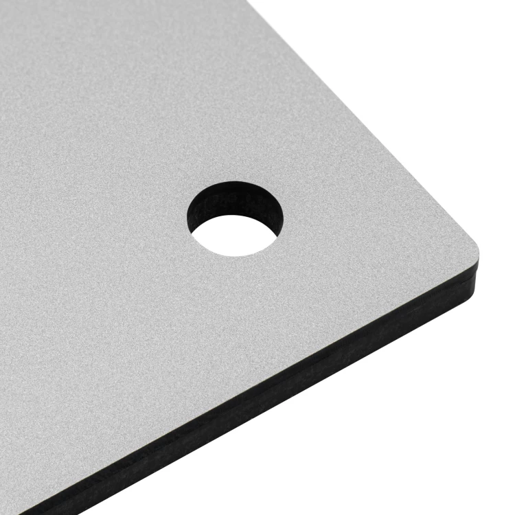 Braille-Fliesenplan - PVC hart, ADA-Kunststoff, Laminat und Acryl - Abmessung 475x480 mm - TAB675