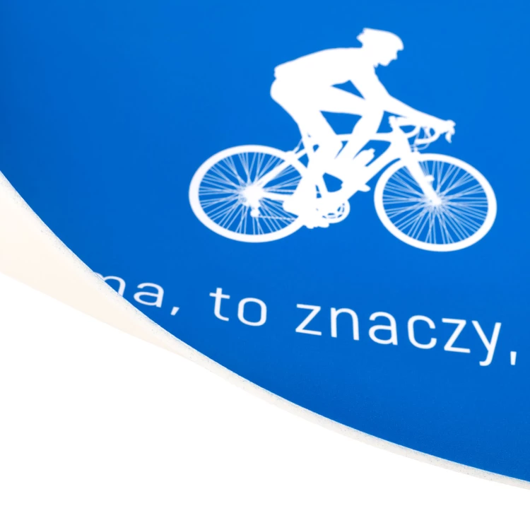 Schützende Schreibtischunterlage - Ich bin auf dem Fahrrad - Größe 70x50cm - MOF035