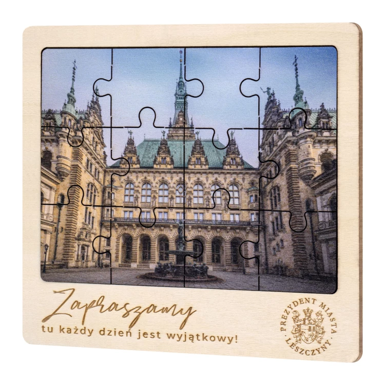 Holzpuzzle mit Ihrem Foto - digitaler UV-Druck - Größe 164x147mm - PZD008