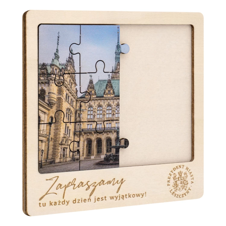 Holzpuzzle mit Ihrem Foto - digitaler UV-Druck - Größe 164x147mm - PZD008