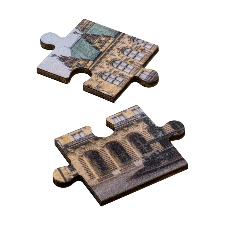 Holzpuzzle mit Ihrem Foto - digitaler UV-Druck - Größe 164x147mm - PZD008