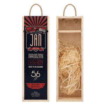 Geburtstagsgeschenk - Holzkiste für Spirituosen - SK110