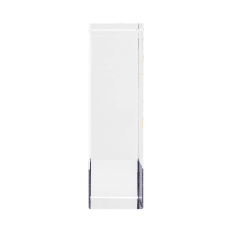 UV bedruckte Glasstatuette für Firmenjubiläum - LUCY - Größe 140x110mm - TSZ121