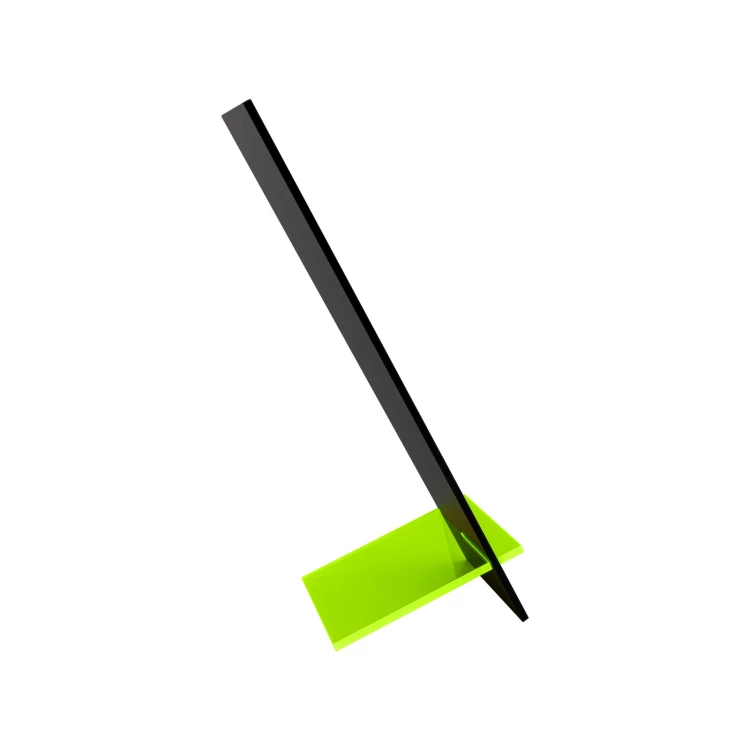 Reservierungsständer - Acryl schwarz matt - Abmessungen 50x200mm - ST071