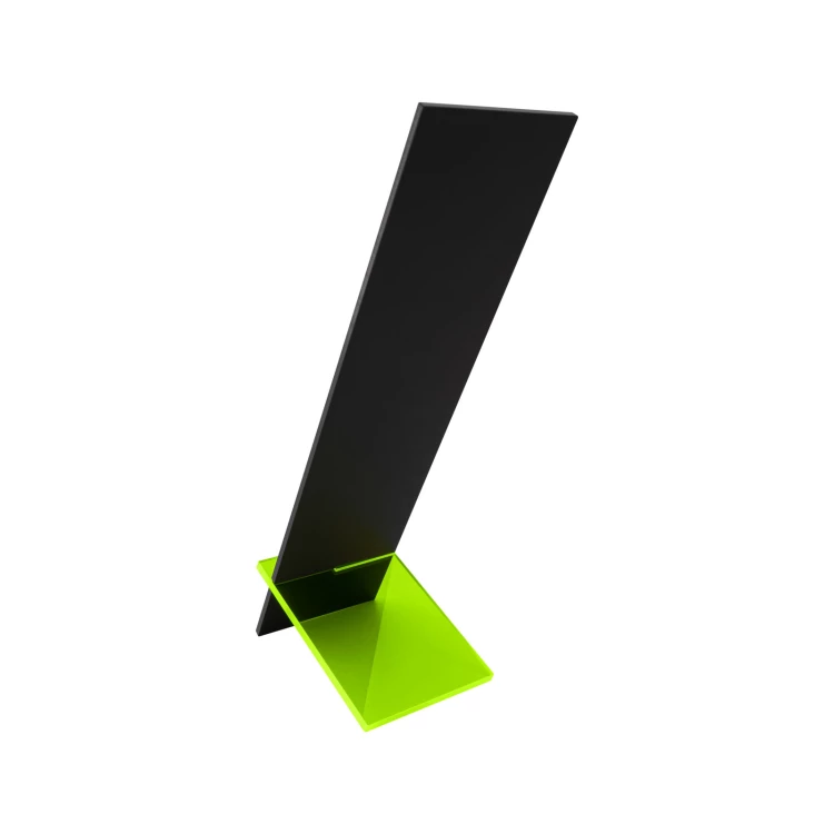 Reservierungsständer - Acryl schwarz matt - Abmessungen 50x200mm - ST071