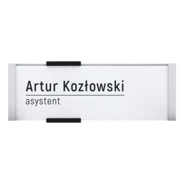MIYOX Türschild - Aluminium - Abmessungen 149x52mm - TAB648