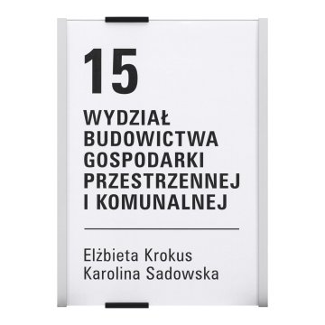 MIYOX Türschild - Aluminium - Abmessungen 149x210mm - TAB651