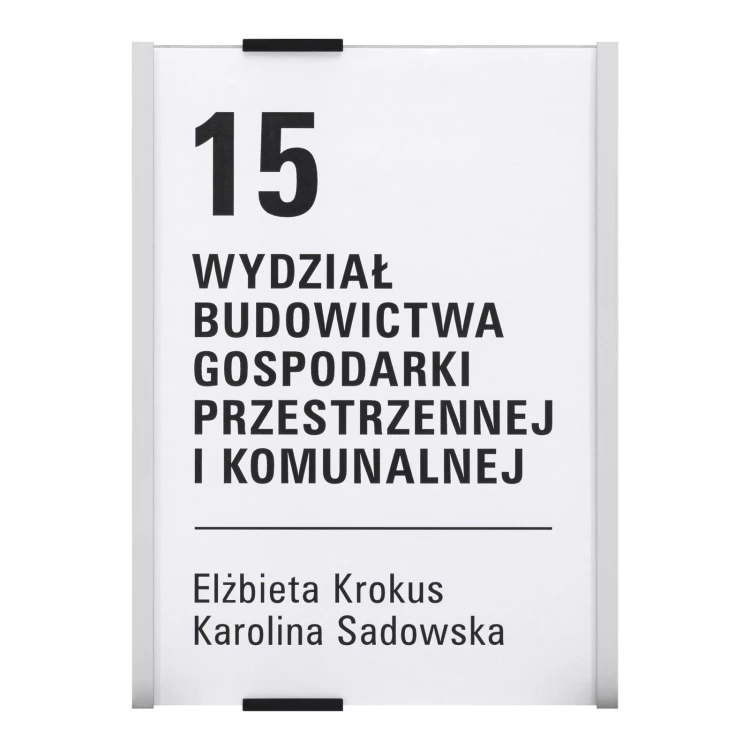 MIYOX Türschild - Aluminium - Abmessungen 149x210mm - TAB651