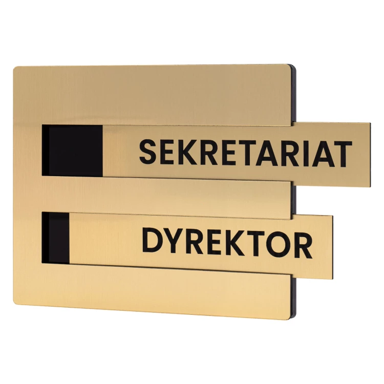 Plakette mit austauschbarem Inhalt - Größe 148x120 mm - TAB673