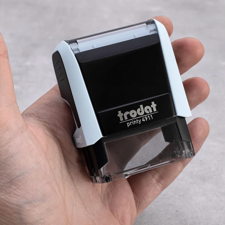 Selbstfärbender Stempel TRODAT Printy 4911 - Textplattengröße: 38mm x 14mm