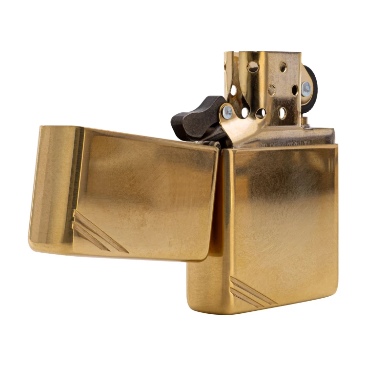 ZIPPO Vintage Feuerzeug aus hochpoliertem Messing - ZIP064