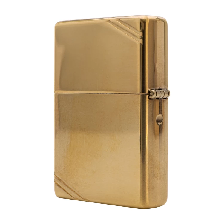 ZIPPO Vintage Feuerzeug aus hochpoliertem Messing - ZIP064