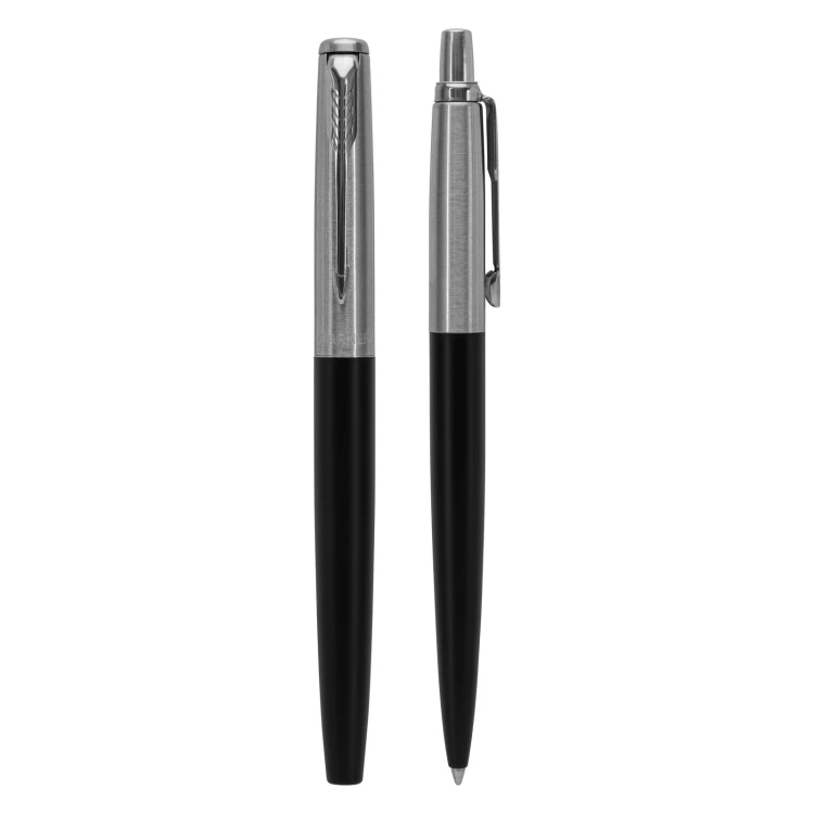 Jotter Core Bond Street schwarz CT Füllfederhalter + Kugelschreiber Set - Größe M (medium) - PAR236-DUO-PRO