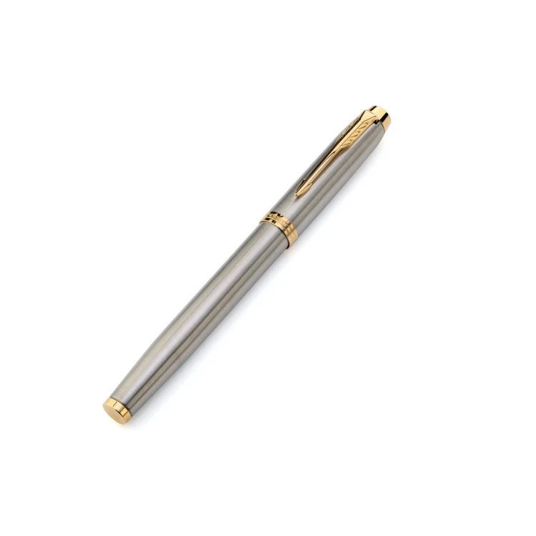 Ewiges Füllfederhalter PARKER IM Brush Metal GT CORE - PAR001-P-PT