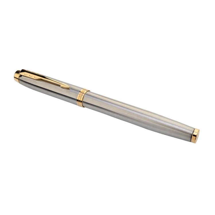 Ewiges Füllfederhalter PARKER IM Brush Metal GT CORE - PAR001-P-PT