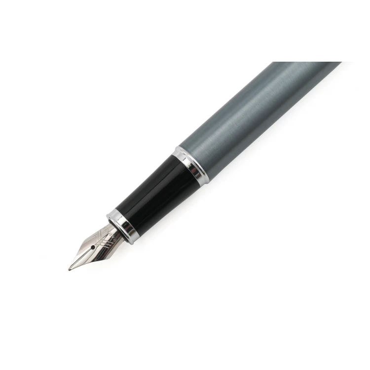 Ewiger Füllfederhalter PARKER IM Core Blau Grau CT - PAR197-P-PT