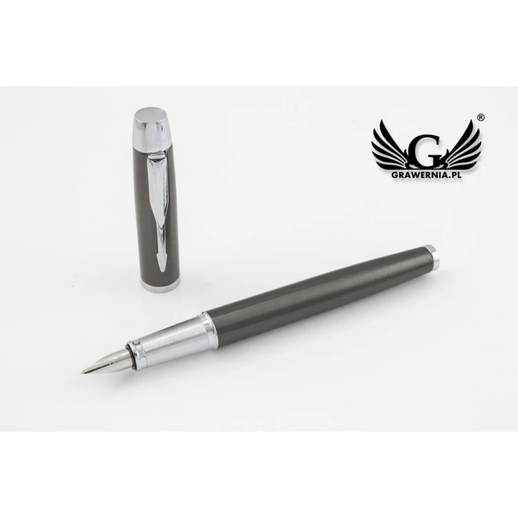 Ewiger Füllfederhalter PARKER IM Gun Metal CT mit Etui - PAR154-P-SWPAG