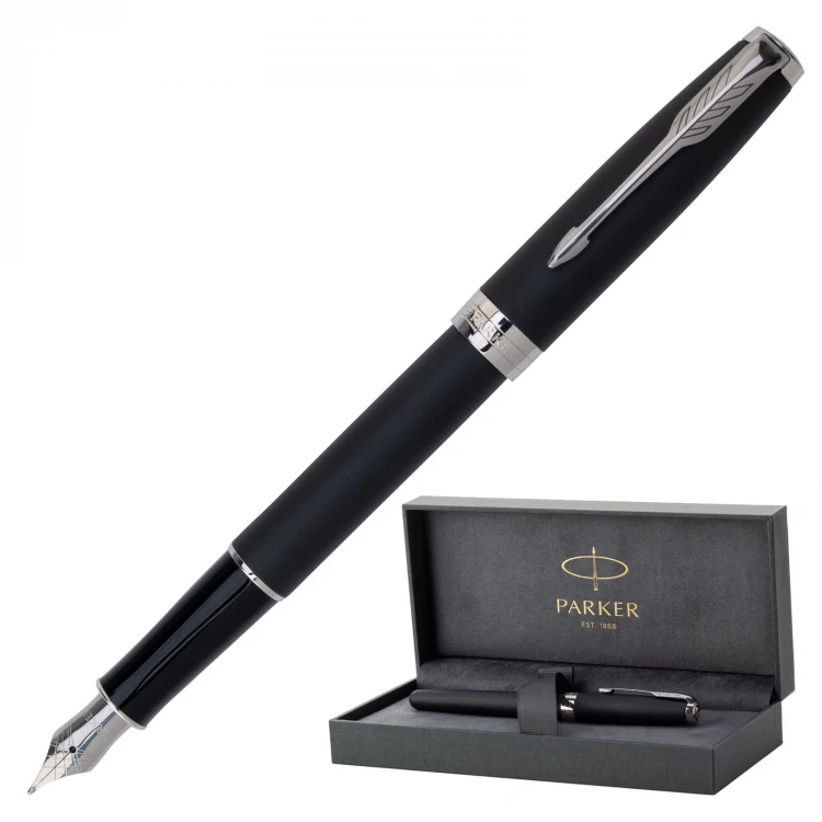 Ewiges Parker Sonnet Core Füllfederhalter Mattschwarz CT - PAR217