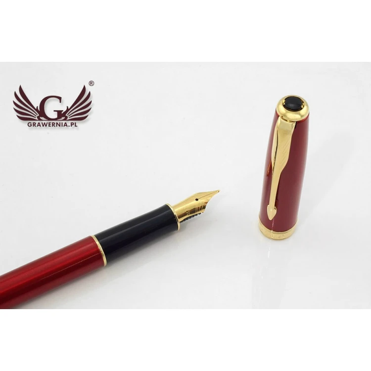Ewiger Füllfederhalter PARKER SONNET Lack Rot GT - PAR150-P-SW