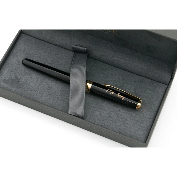 Ewiges Parker Sonnet Core Lack Tief Schwarz GT - PAR149-P-SW