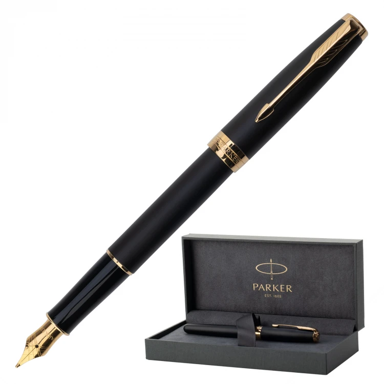 Ewiges Parker Sonnet Core Mattlack Schwarz GT - PAR151-P-SW