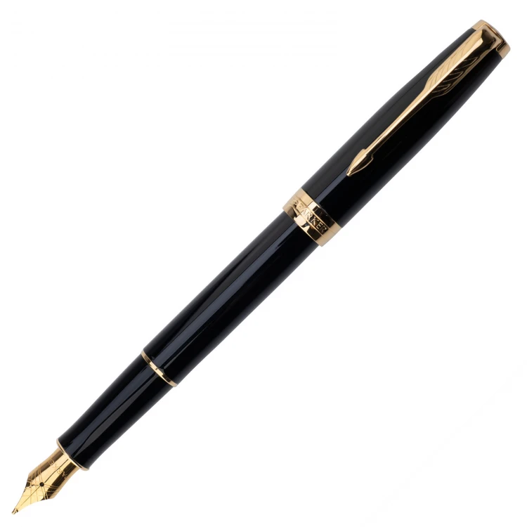 Ewiges Parker Sonnet Core Lack Tief Schwarz GT - PAR149-P-SW