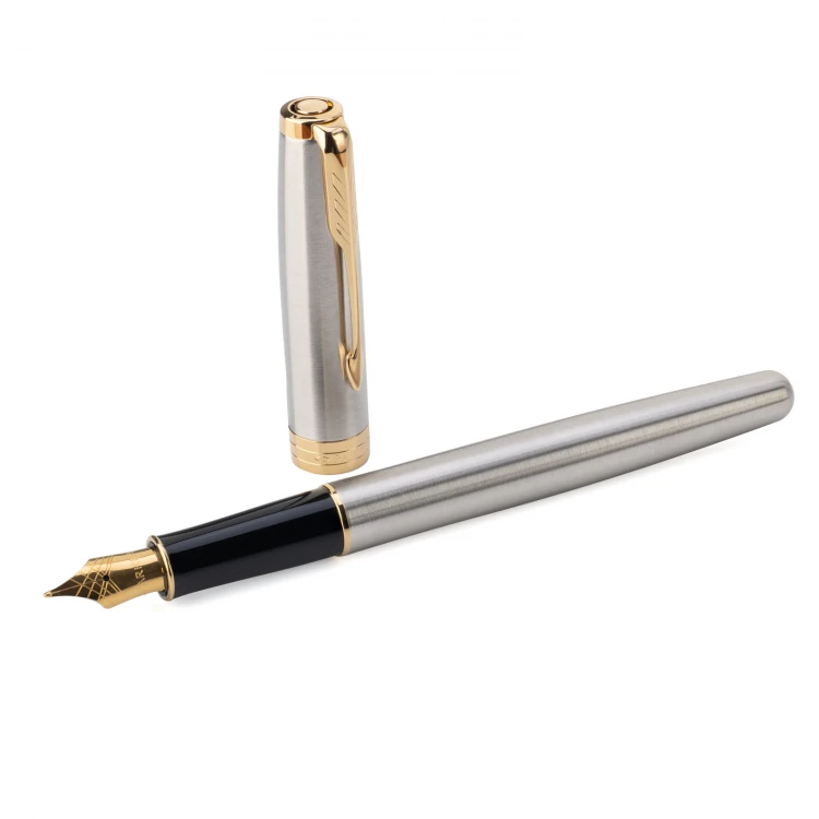 Ewiges Parker Sonnet Core Stahl GT Füllfederhalter - PAR152-P-SW