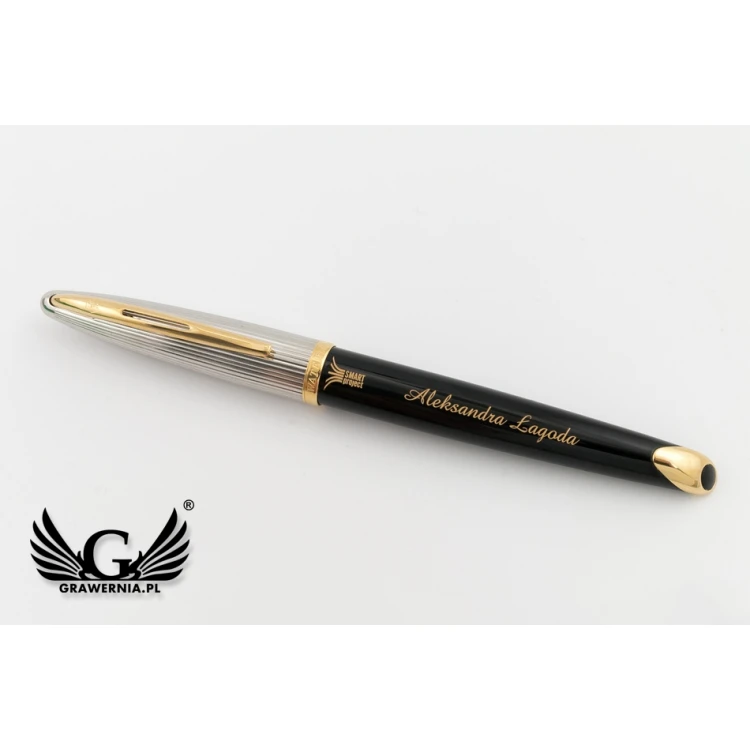 Ewiges Füllfederhalter WATERMAN Carene Deluxe Schwarz GT - WAT017