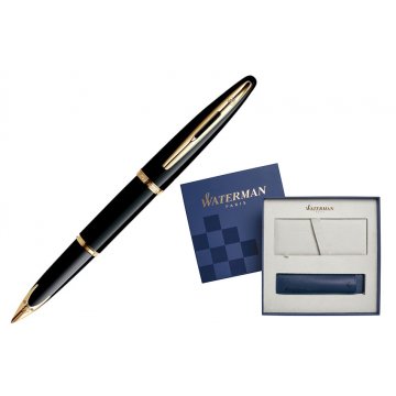 Ewiges Füllfederhalter WATERMAN Carene Schwarzes Meer GT Set mit Etui - WAT032