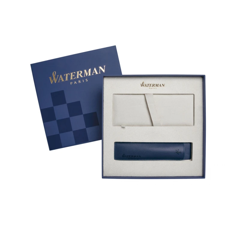 Ewiges Füllfederhalter WATERMAN Carene Schwarzes Meer GT Set mit Etui - WAT032
