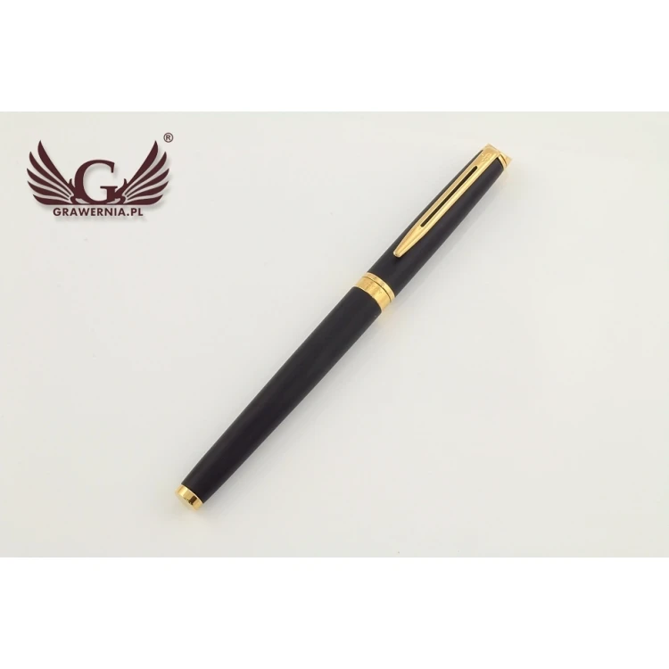 Ewiges Füllfederhalter WATERMAN HEMISPHERE - Mattschwarz GT - WAT027