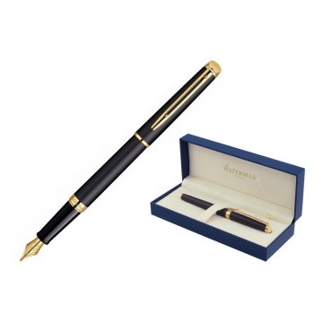 Ewiges Füllfederhalter WATERMAN HEMISPHERE - Mattschwarz GT - WAT027
