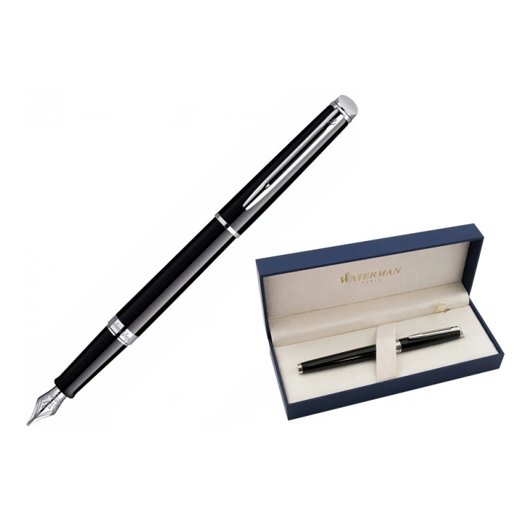 Ewiges Füllfederhalter WATERMAN HEMISPHERE - Mars Schwarz CT - WAT018